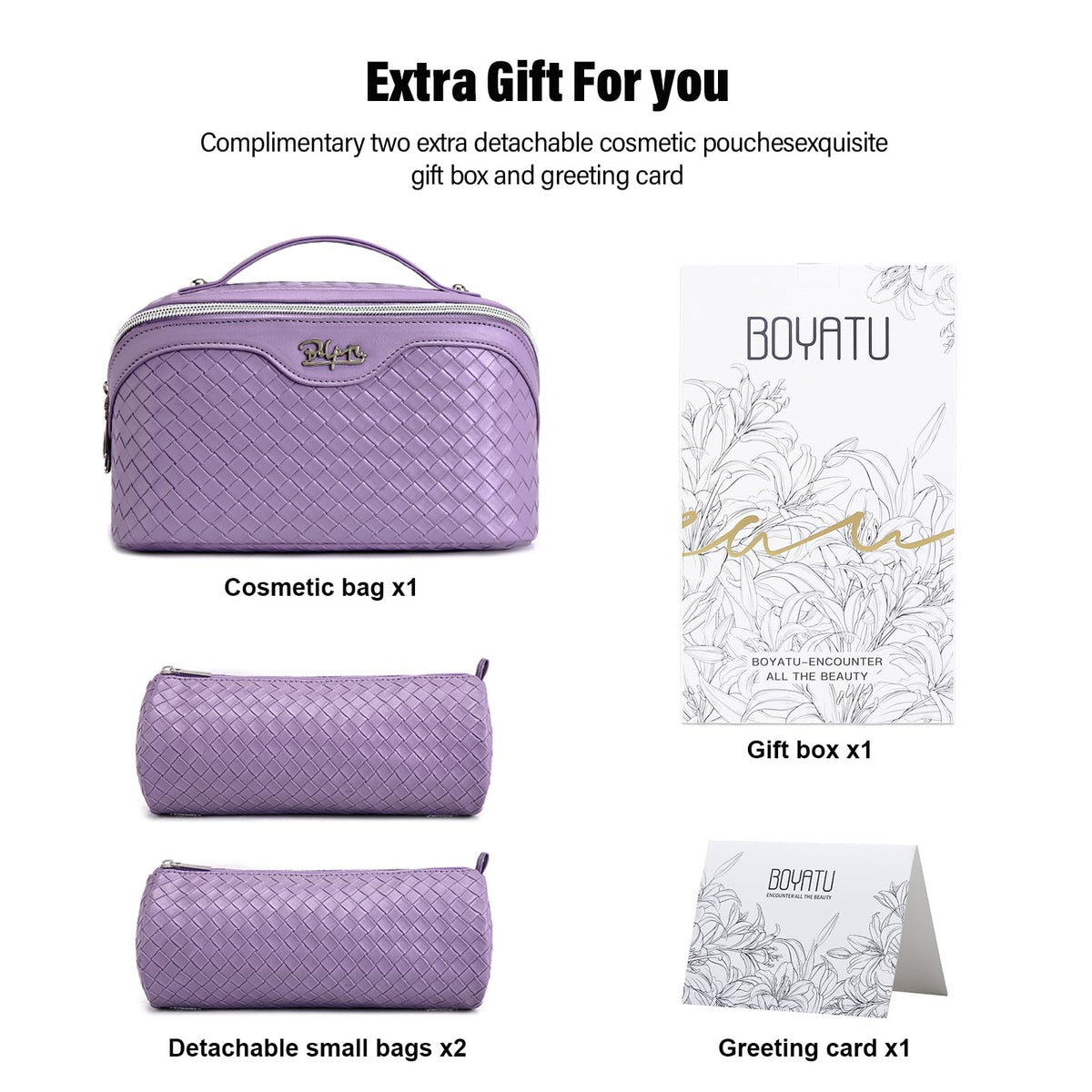 BOYATU handle and zipper detail for secure carrying and access
