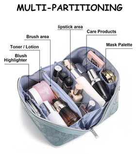 BOYATU large bag open showing interior lining and spill-resistant protection