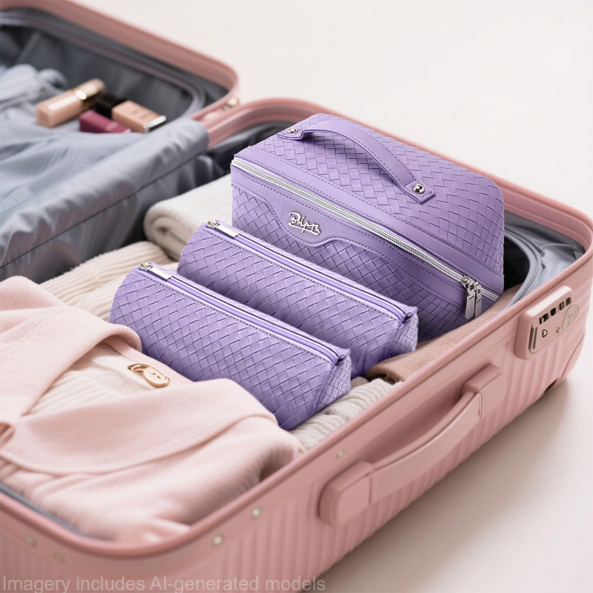 BOYATU inside a suitcase illustrating travel-ready convenience