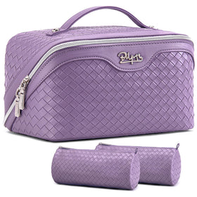 BOYATU front view of purple main bag shows stylish protection and storage