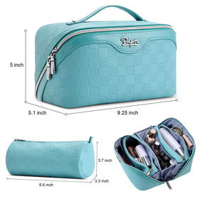 BOYATU open main compartment displaying full-size bottles storage convenience