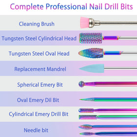 BQAN bits arranged with 75 sanding bands showing complete toolset benefit