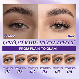 B&Qaugen tweezers and brush applicator for precise, mess-free application