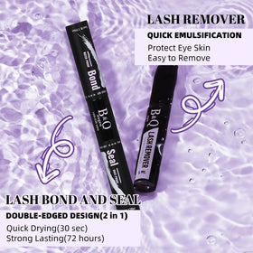 B&Qaugen applicator brush grooming lashes for a blended, polished finish