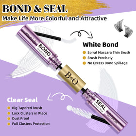 B&Qaugen black bond spiral brush detail for precise adhesive application