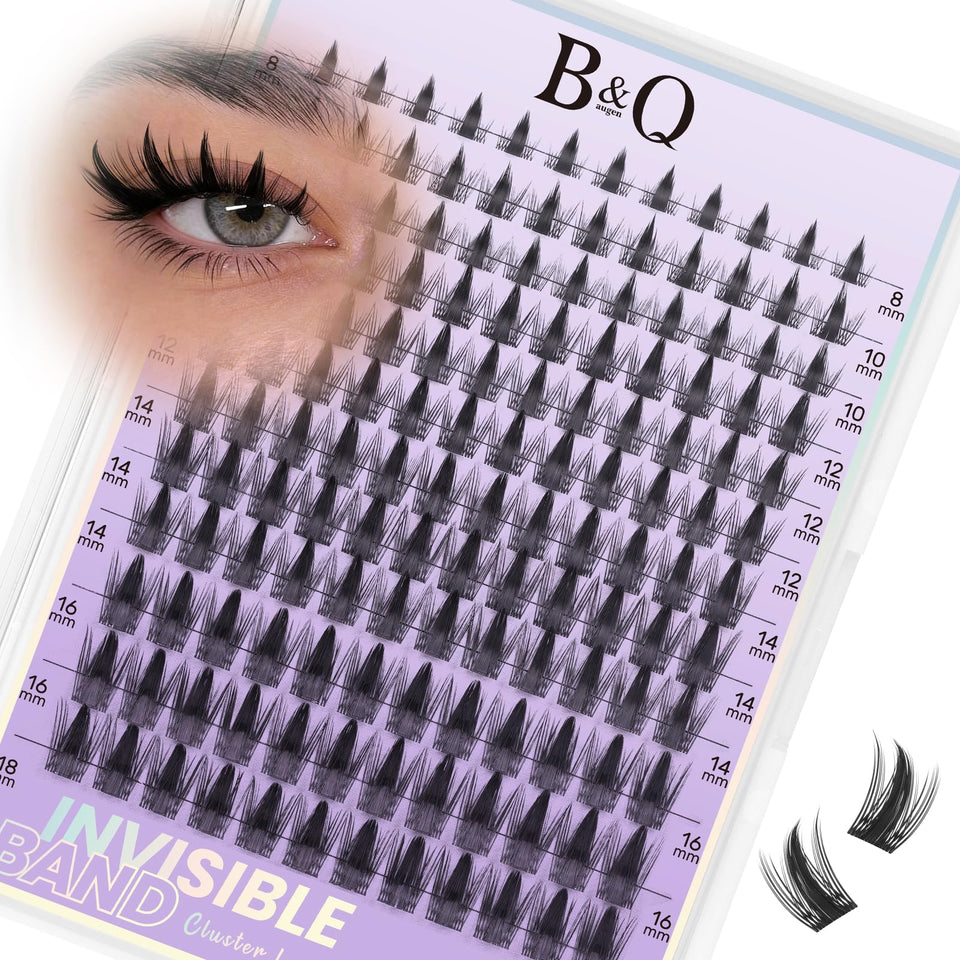 B&Qaugen front packaging showing Lash-Fairy Max clusters and benefits