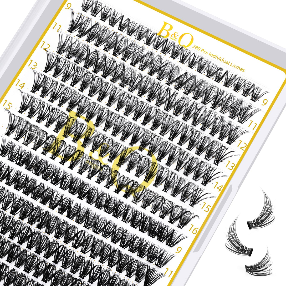 B&Qaugen tray front showing 280 clusters for long-lasting value