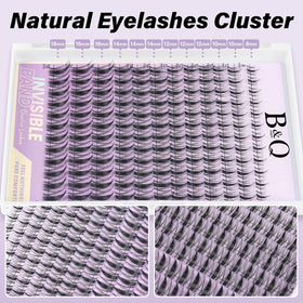 B&Qaugen thin 0.3mm invisible band close-up for seamless lash-line blending