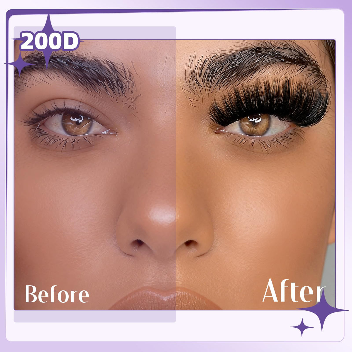 B&Qaugen flexible lash band detail showing lightweight comfort and secure fit