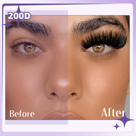 B&Qaugen flexible lash band detail showing lightweight comfort and secure fit