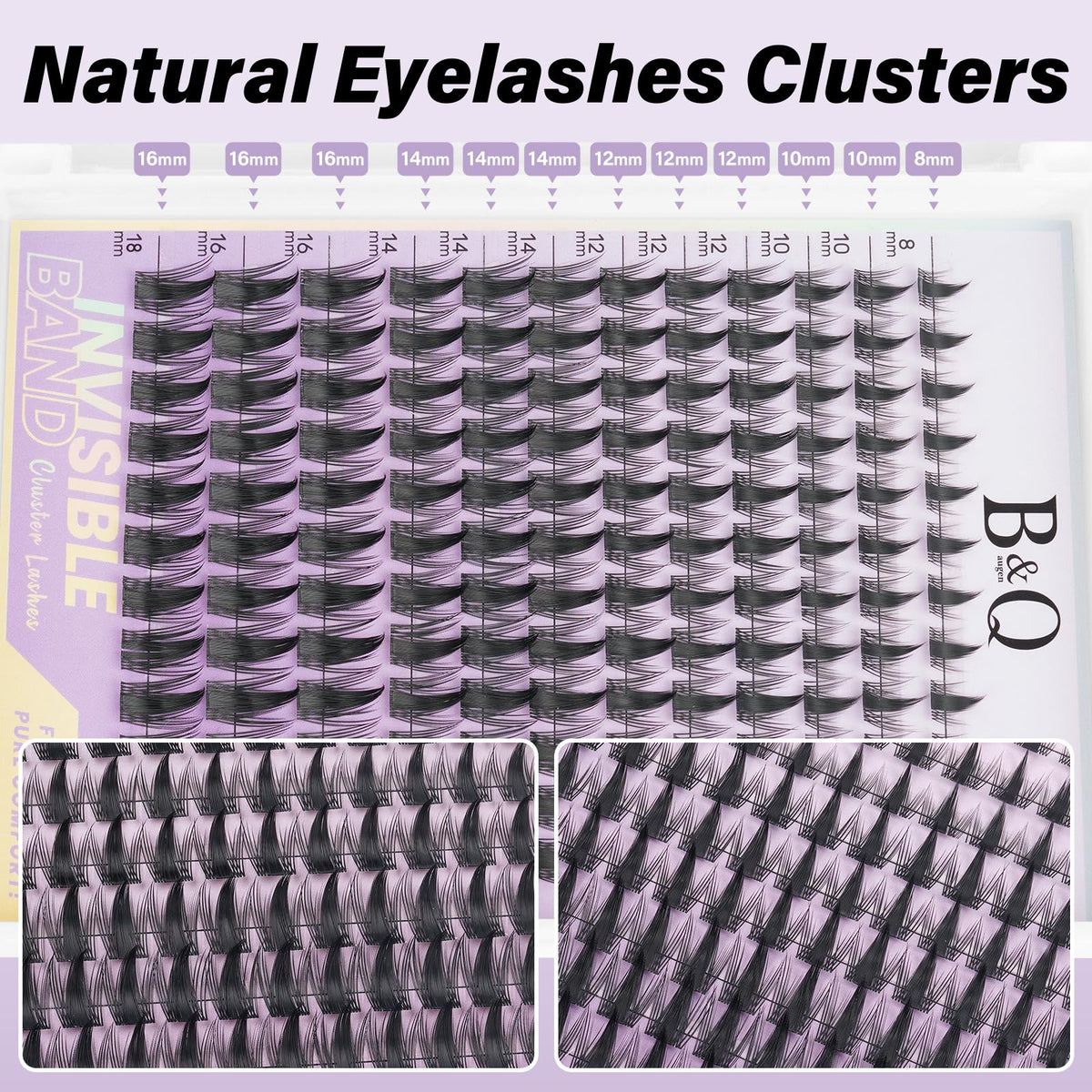 B&Qaugen ruler comparison 8–18mm clusters for custom cat-eye benefit