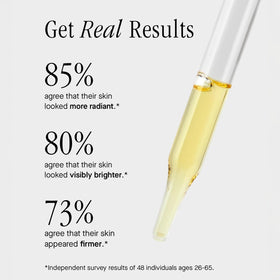 Brandefy ingredient focus showing vitamin C powder and ferulic acid for antioxidant protection