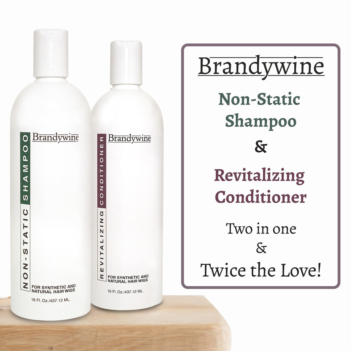 Brandywine shampoo pour close-up demonstrating gentle lather and cleanup
