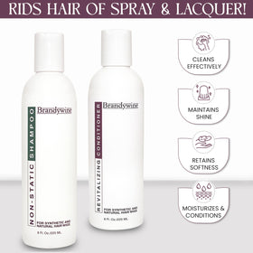Brandywine conditioner pour illustrating smoothening detangle benefit