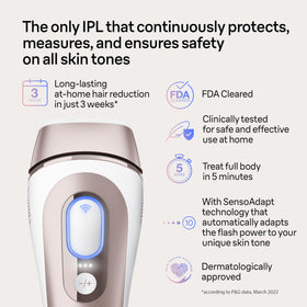Braun face attachment close-up for precise facial hair reduction and gentle contact