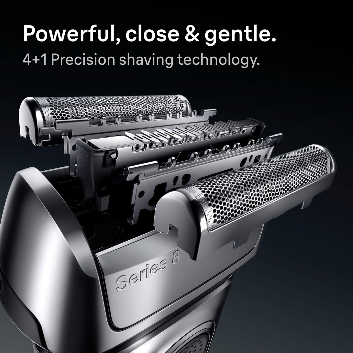 Braun Series 8 ProTrimmer deployed for precision shaping benefit: trims sideburns accurately