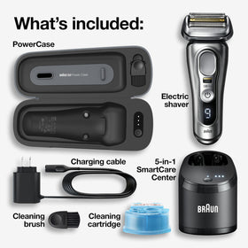 Braun Series 9 Pro shaving head close-up highlighting multi-element foils for closer results