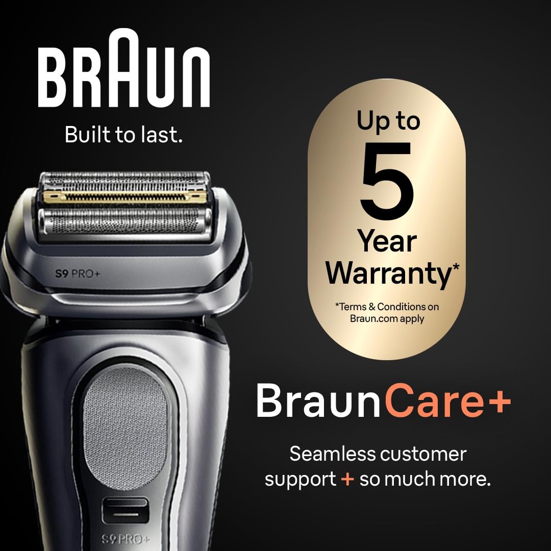 Braun 6-in-1 SmartCare Clean & Charge Center cleaning and charging to protect blades