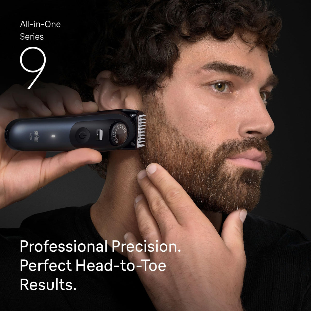 Braun SensitiveTrim comb detail demonstrating gentle body grooming protection