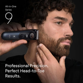 Braun SensitiveTrim comb detail demonstrating gentle body grooming protection
