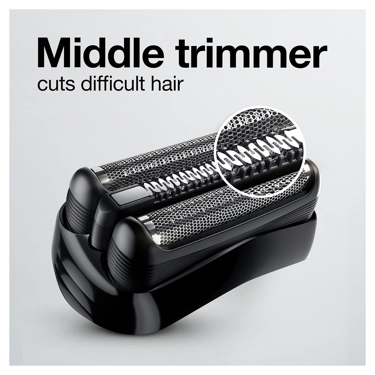 Braun Series 3 being used in shower demonstrating waterproof wet shaving convenience