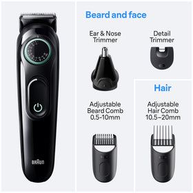 Braun Series 3 held in hand to show size and ergonomic grip for easy handling