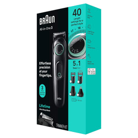 Braun Series 3 styled on bathroom counter to show everyday grooming convenience