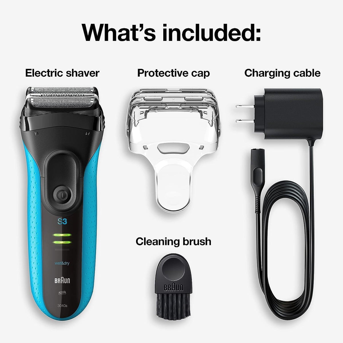 Braun precision trimmer close-up highlighting accurate moustache and sideburn detailing