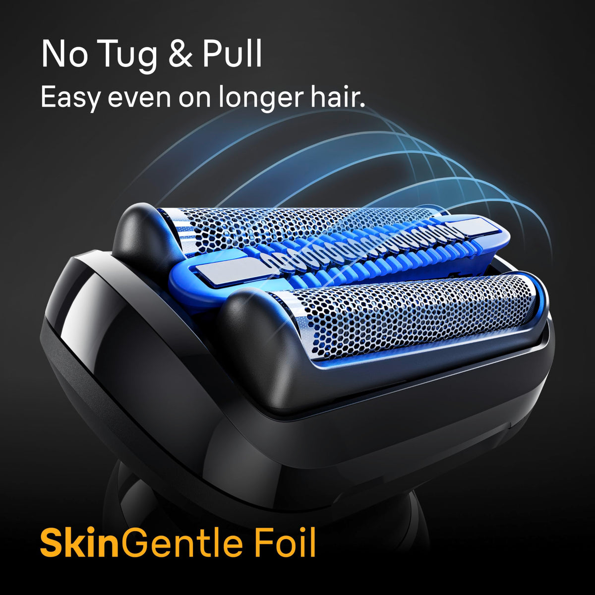 Braun Clean & Charge center cleaning the shaver for hygienic maintenance and optimized performance
