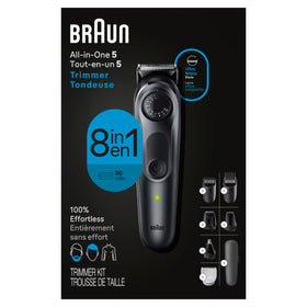 Braun next to ruler showing compact size and portability for travel storage