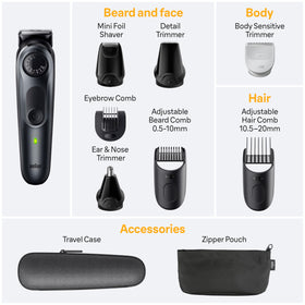 Braun trimmer in wet environment demonstrating waterproof cleaning convenience