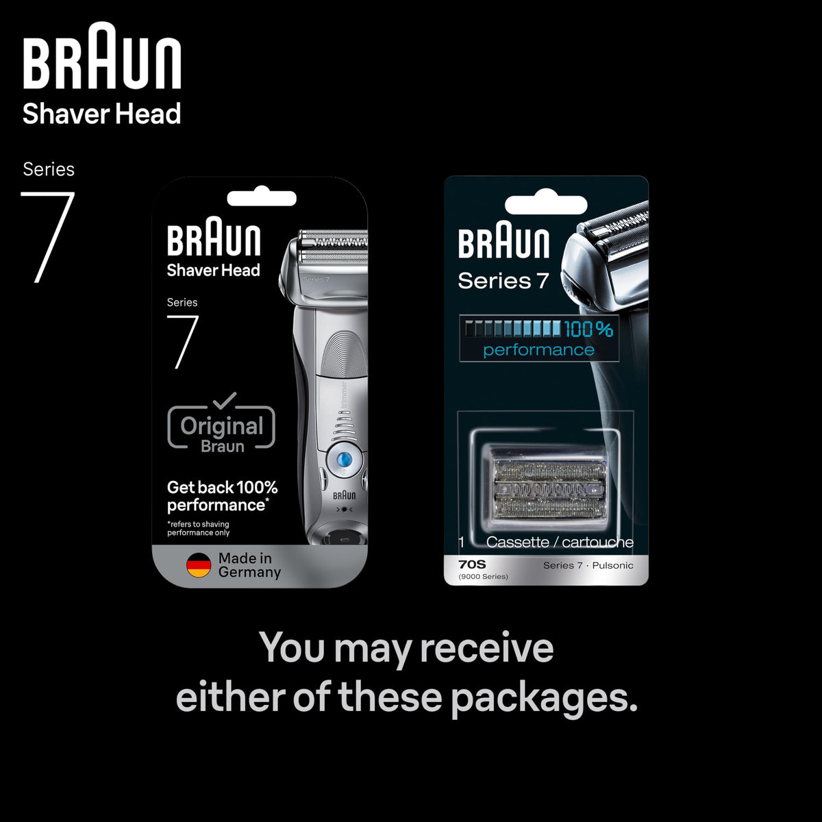 Braun Series 7 on bathroom shelf lifestyle shot showing neat storage and everyday readiness