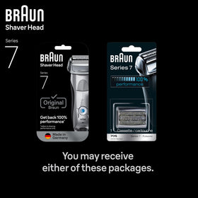 Braun Series 7 on bathroom shelf lifestyle shot showing neat storage and everyday readiness