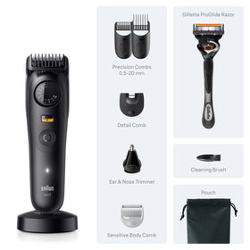 Braun Series 7 blade detail showing Lifetime Sharp Metal Blade for precise cuts