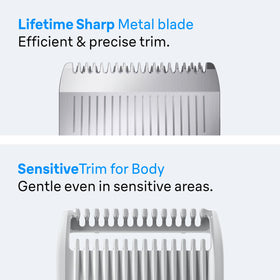 Braun Series 7 in use trimming beard for accurate styling and clean edges