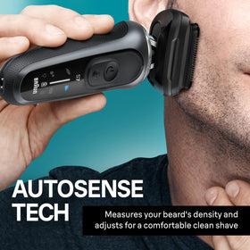 Braun SkinGentle foil detail demonstrating gentle glide for reduced tug and pull