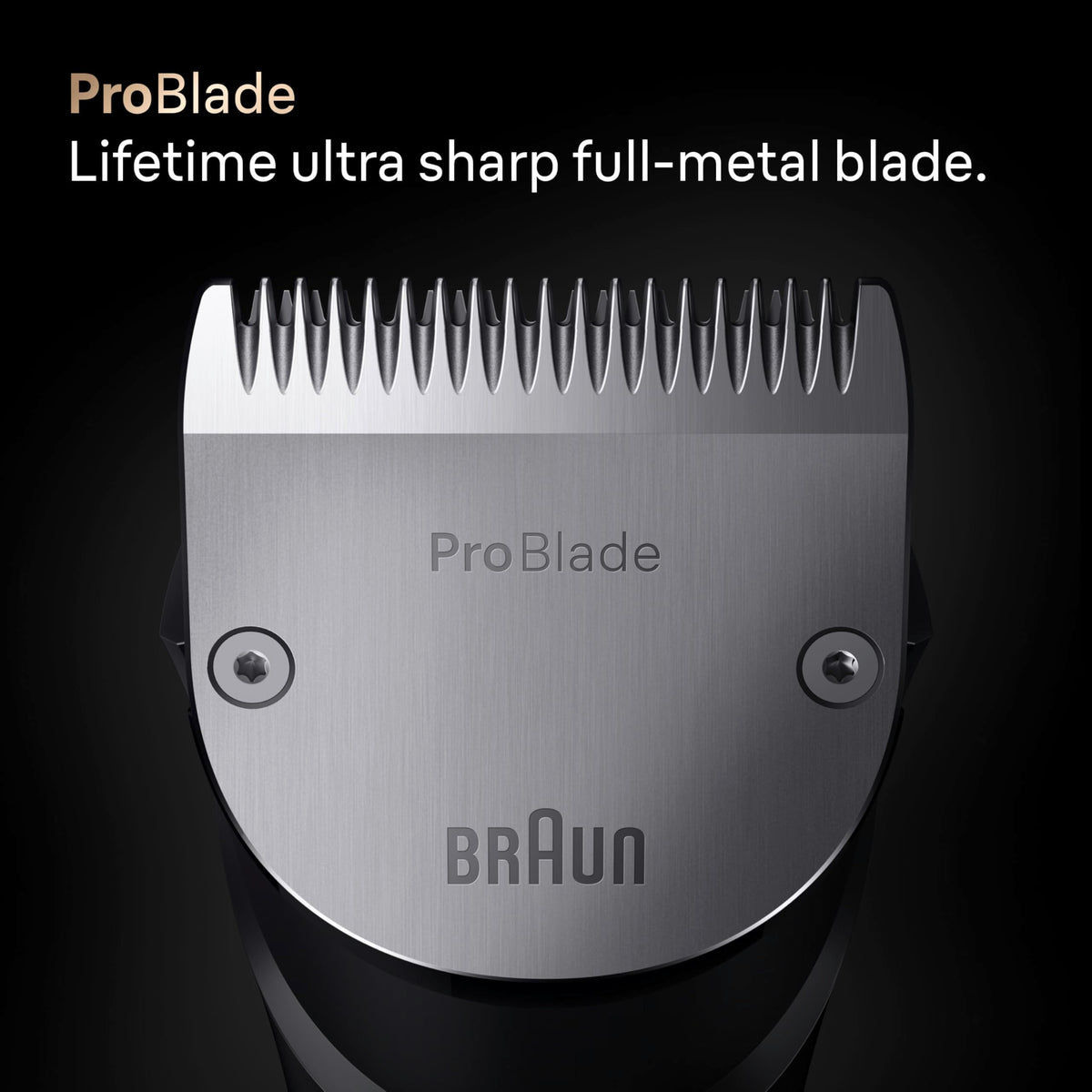 Braun Series 9 PRO with Gillette Labs razor included for clean finishing edges