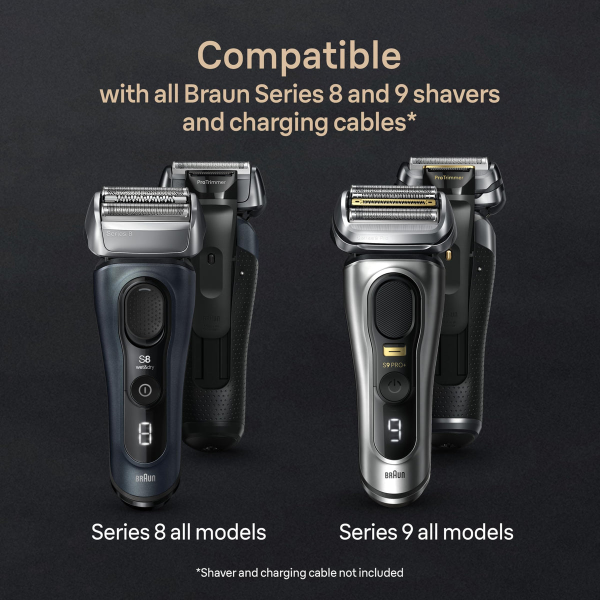 Braun Series 9 PRO on bathroom counter with foam illustrating comfortable wet shave routine