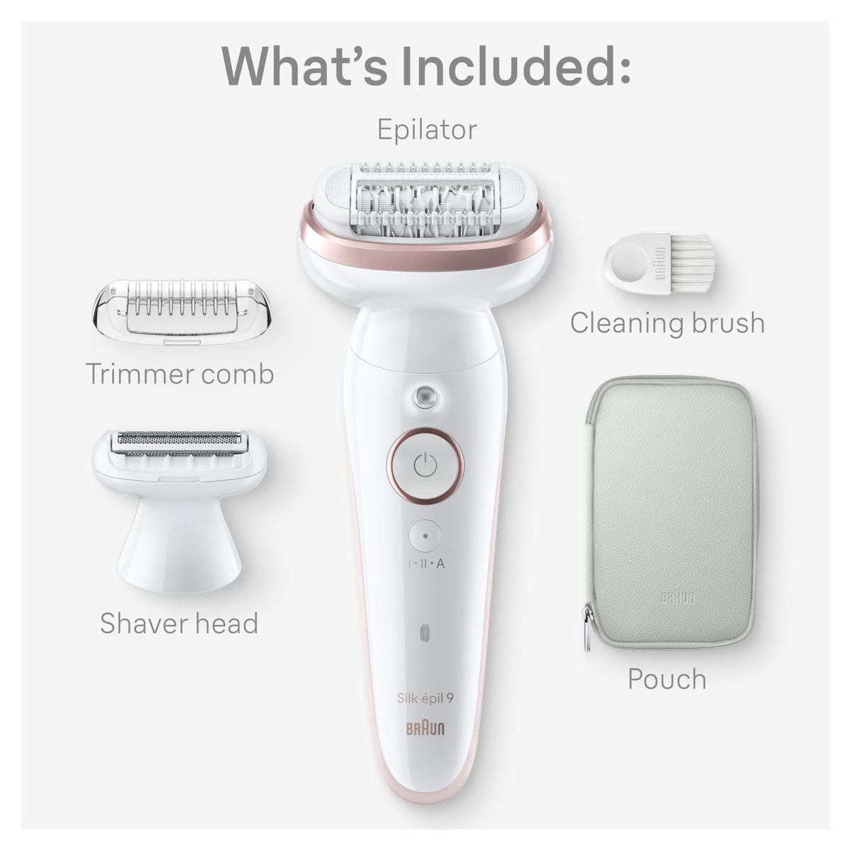 Braun Silk-épil 9 pivoting head detail demonstrating contour-following action for fewer misses