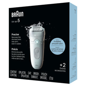 Braun Silk-épil 5 demonstrating underarm epilation for smooth skin