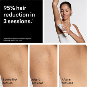 Braun Silk·Expert Pro 5 being used on lower leg for quick full-leg hair reduction