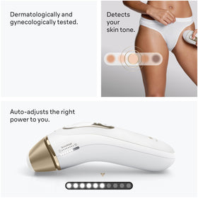 Braun Silk·Expert Pro 5 with pouch and included items showing easy storage and portability