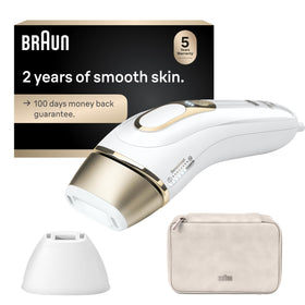 Braun Silk·expert Pro 5 front view showing sleek design and easy controls for efficient treatment