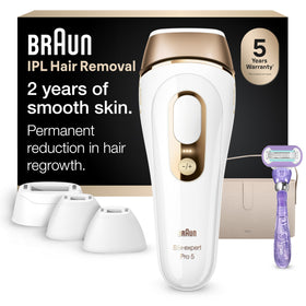 Braun Silk·Expert Pro 5 front view showing sleek design and quick handling benefit
