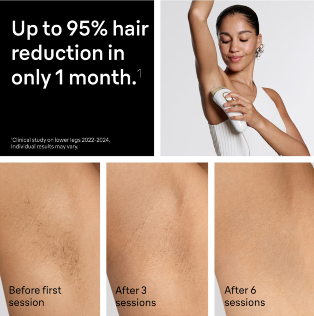 Braun Silk·expert Pro 5 precision head detail showing targeted tip for delicate contours and accuracy