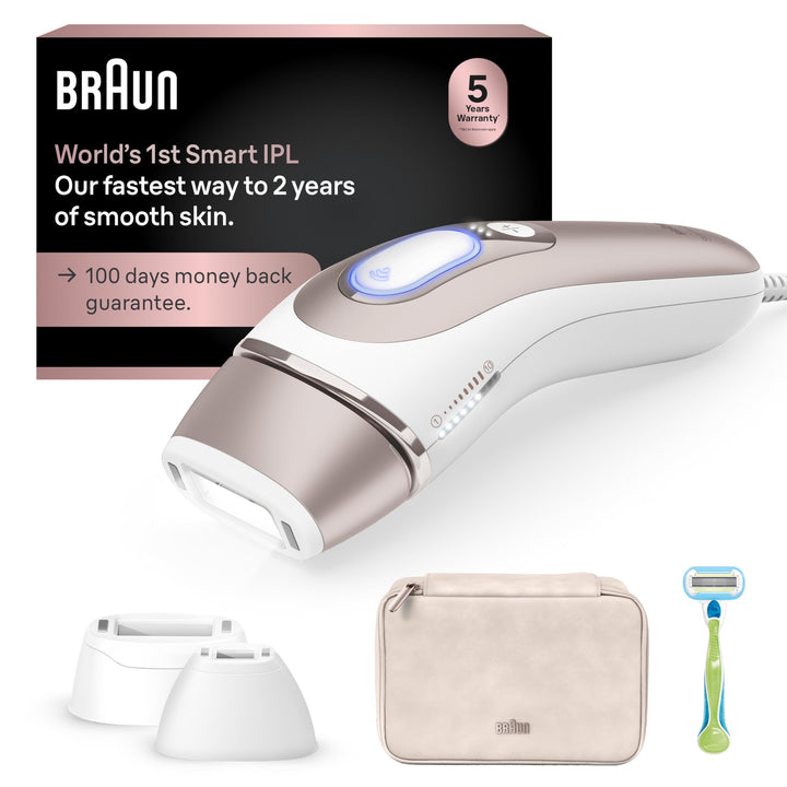 Braun Skin i·Expert Pro 7 front view showing controls and ergonomic design for easy use