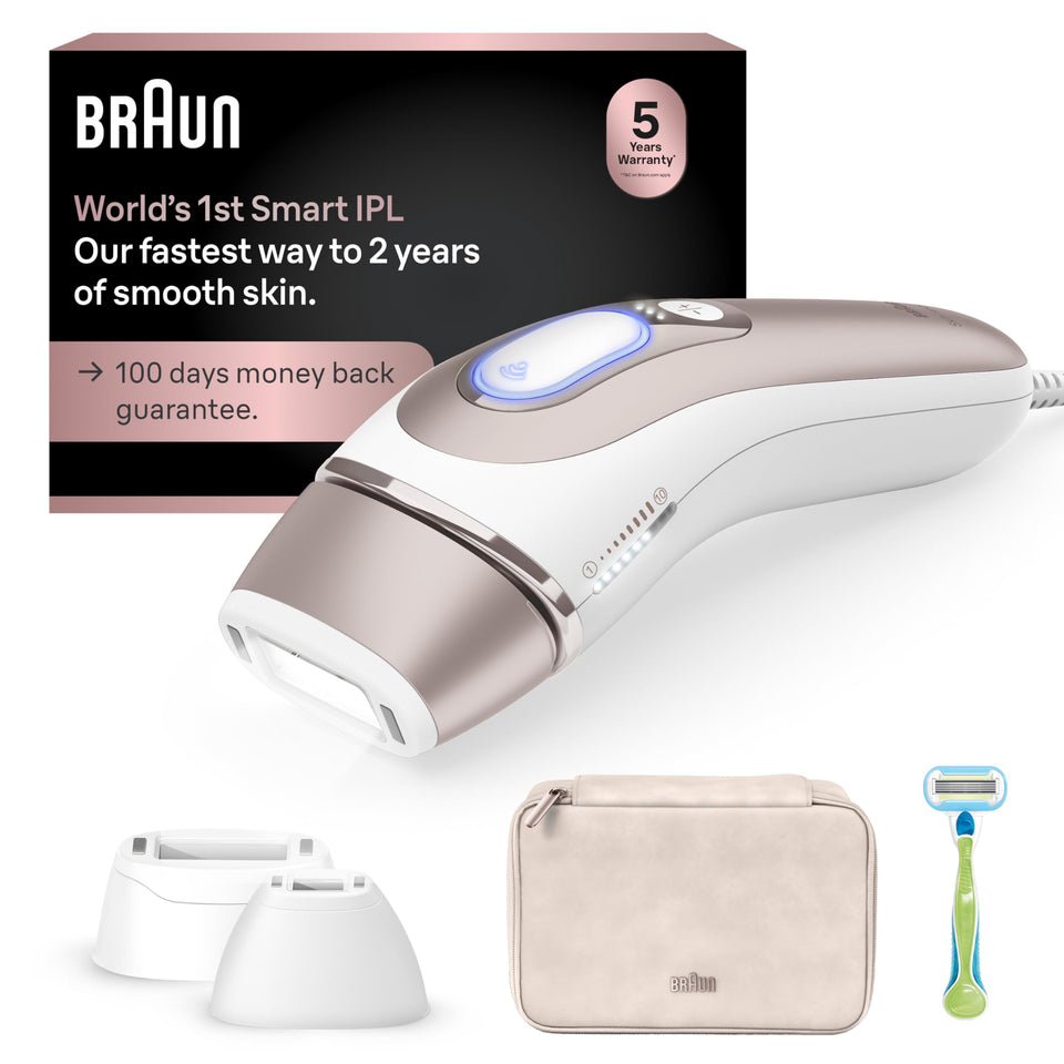 Braun Skin i·Expert Pro 7 front view showing controls and ergonomic design for easy use