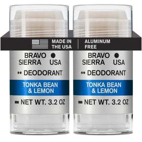 Bravo Sierra front packaging showing two 3.2 oz sticks and scent label benefit: clean protection