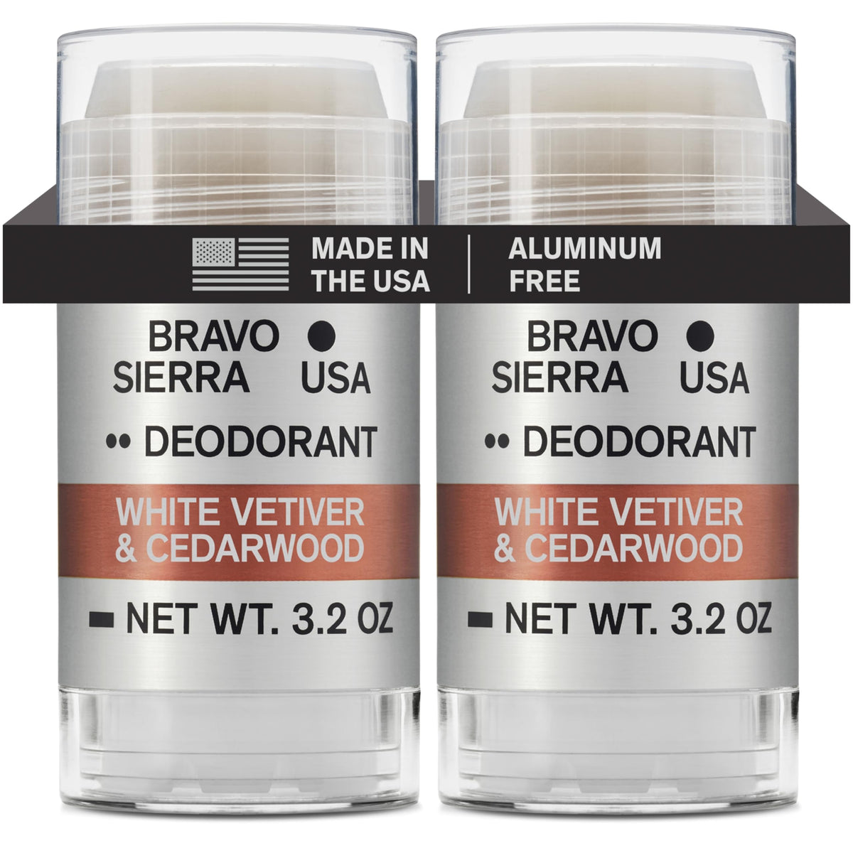 Bravo Sierra front packaging showing 2-pack and scent benefits