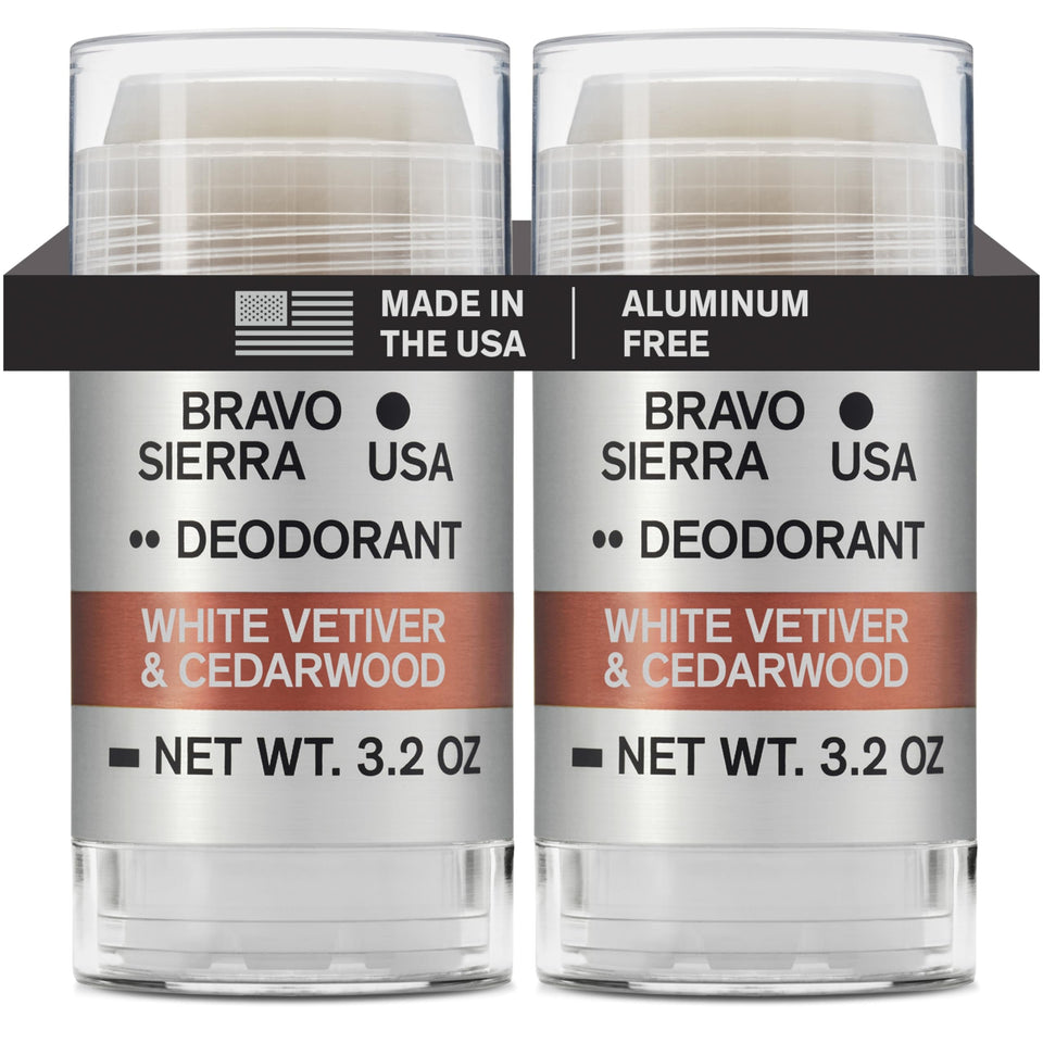 Bravo Sierra front packaging showing 2-pack and scent benefits